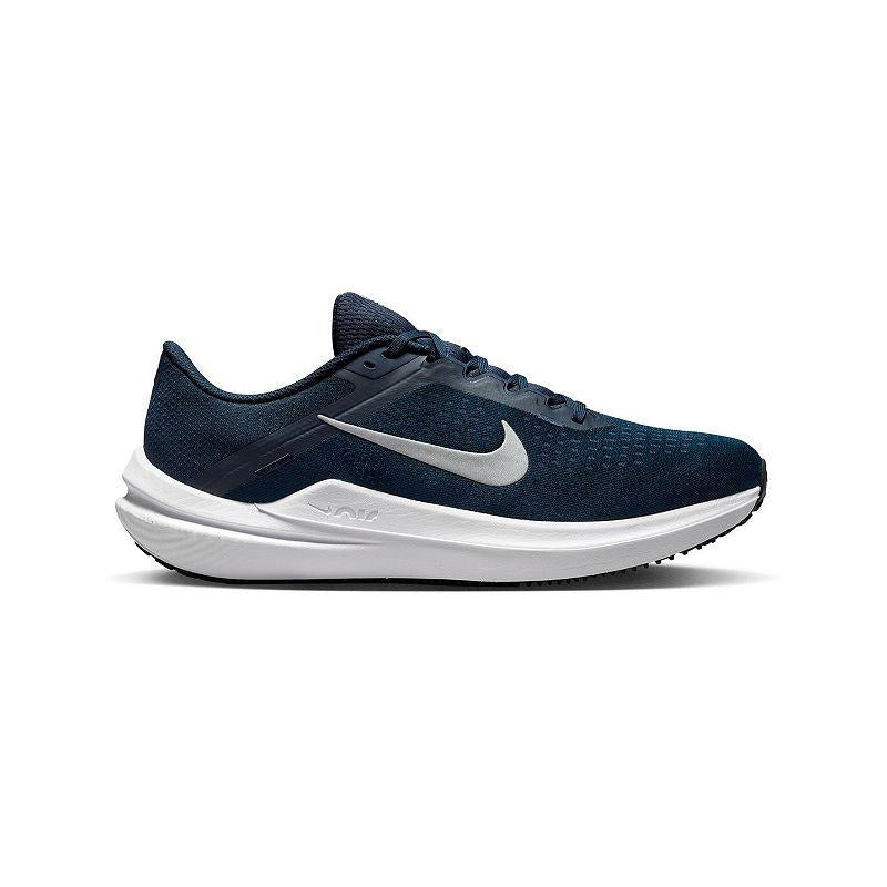 Nike WINFLO 10 Men's Road Running Shoes, Size: 8.5, Navy Grey Silver - Bellso